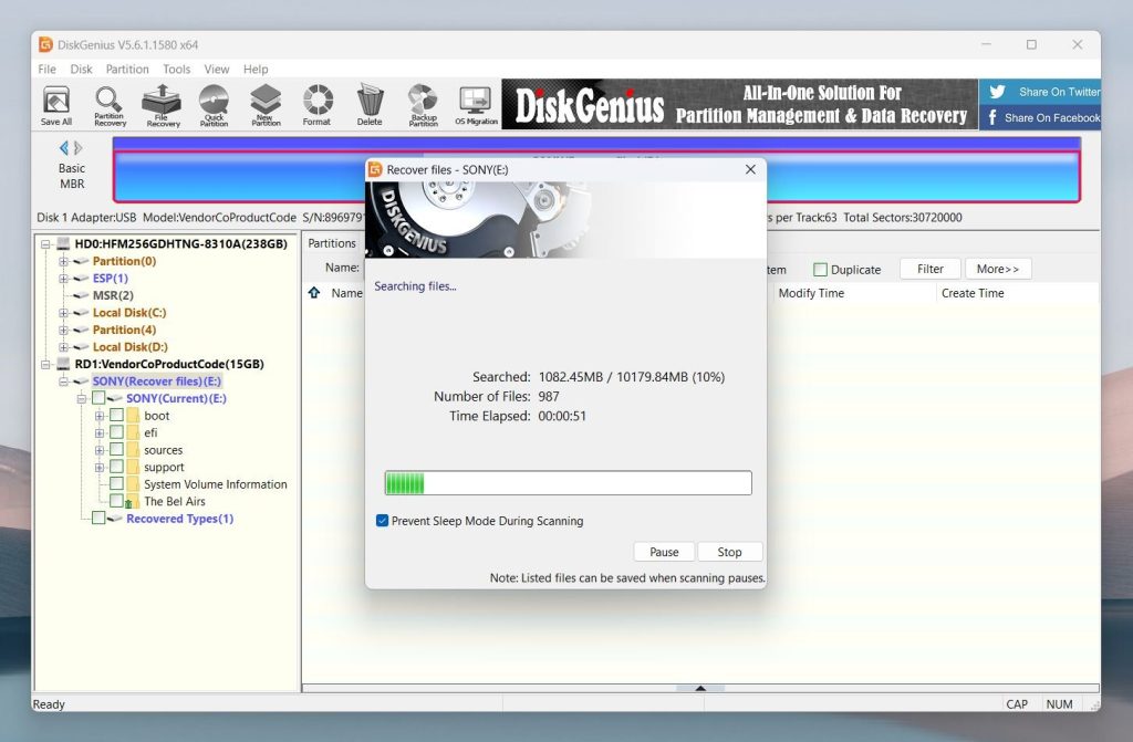 DiskGenius 5 Best Software Tools to Recover Deleted Photos