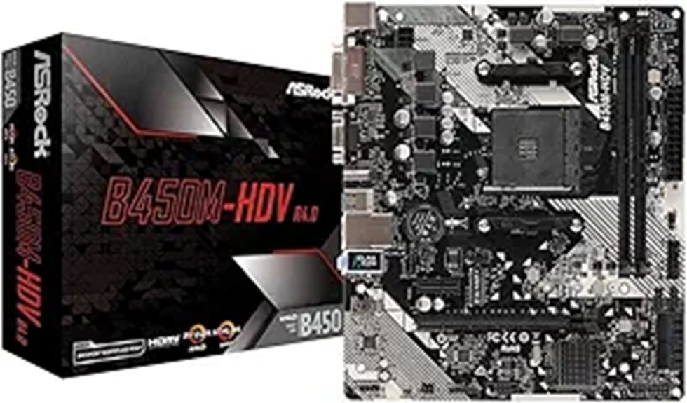 amd motherboard b450m hdv