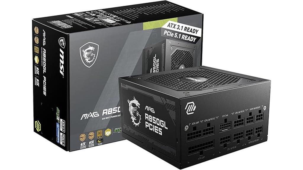 msi 850w gaming power supply
