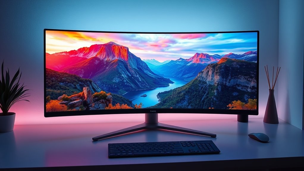 top curved monitors 2025