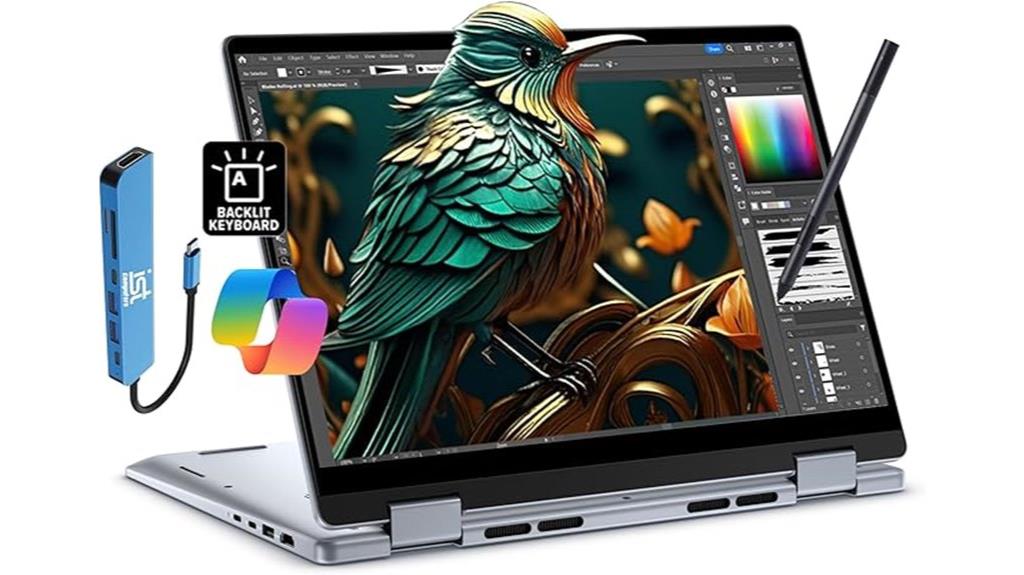 versatile touchscreen convertible laptop