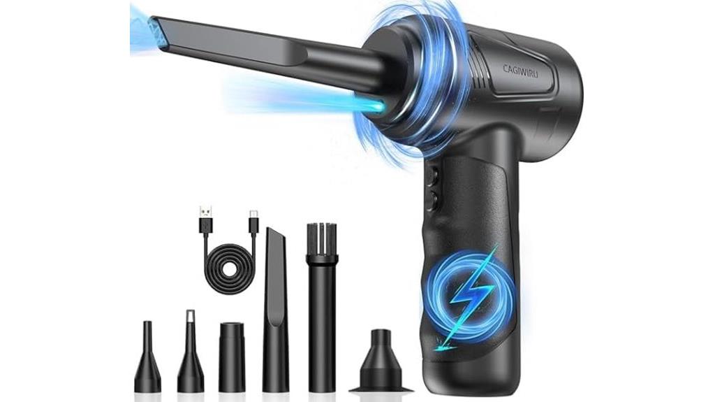 cordless electric air duster for computers