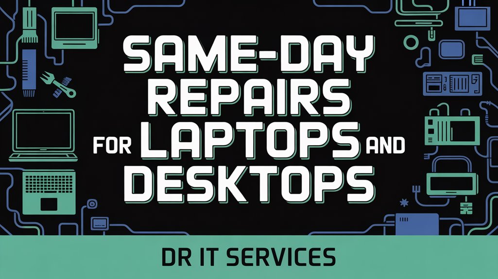 immediate laptop and desktop repairs