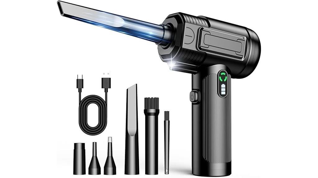 UltraBlow VC023 LED air duster for PC precision cleaning